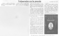 Valparaíso en la poesía