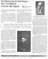 Un hombre viene de lejos