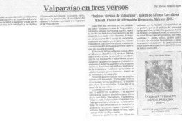 Valparaíso en tres versos