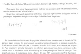 Valparaíso navega en el tiempo  [artículo] José Luis Widow Lira.