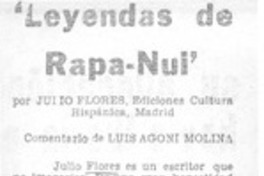 Leyendas de Rapa Nui