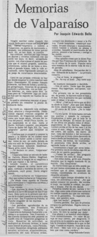 Memorias de Valparaíso