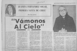 Vámonos al cielo"