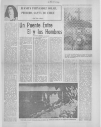 El puente entre él y los hombres