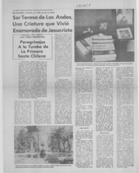 Teresa de Los Andes, una criatura que vivió enamorada de Jesucristo