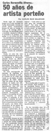 50 años de artista porteño