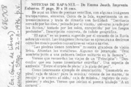 Noticias de Rapa Nui.