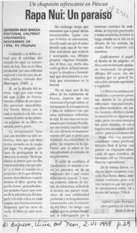 Rapa Nui, un paraíso