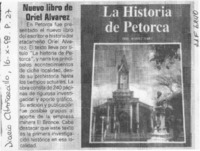 Nuevo libro de Oriel Alvarez  [artículo].