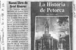 Nuevo libro de Oriel Alvarez  [artículo].