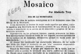 Mosaico  [artículo] Abelardo Troy.