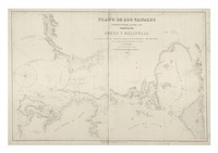 Planos de los canales comprendidos entre los puertos de Ancud y Melipulli : construido conforme a los trabajos de los buques de S. M. B Beagle i Shearwater, i de las esploraciones de los buques de guerra...