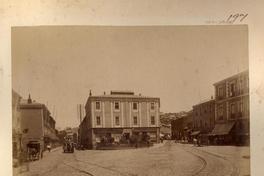 [Plaza Aníbal Pinto, con las calles que la rodean de Valparaíso]