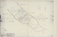 Casablanca Provincia de Valparaíso : plano con n°. roles por manzana