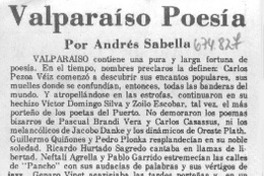 Valparaíso poesía