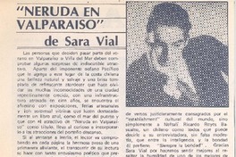 Neruda en Valparaíso"