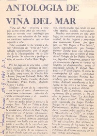 Antología de Viña del Mar.