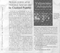 Notas para una historia social de la Ciudad Puerto