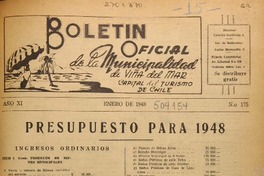 Boletín Municipal de Viña del Mar.