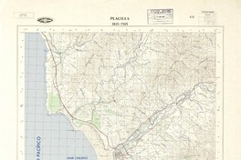 Placilla 3215 - 7115 [material cartográfico] : Instituto Geográfico Militar de Chile.