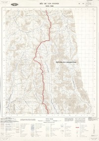 Río de Los Leones 3230 - 7000 [material cartográfico] : Instituto Geográfico Militar de Chile.