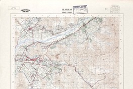 Llaillay 3245 - 7045 [material cartográfico] : Instituto Geográfico Militar de Chile.