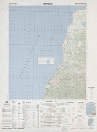 Navidad 3345 - 7145 [material cartográfico] : Instituto Geográfico Militar de Chile.