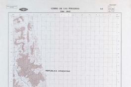 Cerro de las Polleras 3300 - 6945 [material cartográfico] : Instituto Geográfico Militar de Chile.