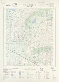 Plaza de Peaje Zapata 331500 - 711500 [material cartográfico] : Instituto Geográfico Militar de Chile.