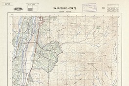 San Felipe Norte 323730 - 703730 [material cartográfico] : Instituto Geográfico Militar de Chile.