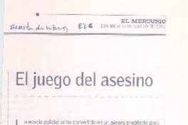 El juego del asesino  [artículo] José Promis.