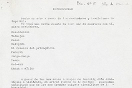 Trabajo de investigación sobre Chile Isla de Pascua. [manuscrito] :