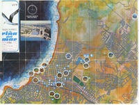 Mapa turístico : Viña del Mar : Chile.
