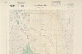 Cerro del Roble 325230 - 710000 [material cartográfico] : Instituto Geográfico Militar de Chile.