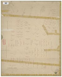 Plano histórico de Casablanca reconstruido según noticias documentales [material cartográfico] : por Luis Thayer Ojeda.