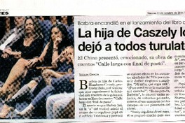 La hija de Caszely los dejó a todos turulatos  [artículo] Vìctor García.