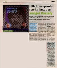 El Bichi recuperó la sonrisa junto a su amigui Caszely  [artículo] Rodrigo Ruíz G.