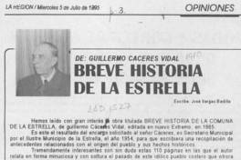 Breve historia de La Estrella.