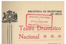 Teatro dramático nacional : tomo 1
