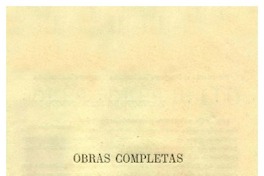 Obras completas de don Andrés Bello.