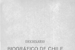 Diccionario biográfico de Chile