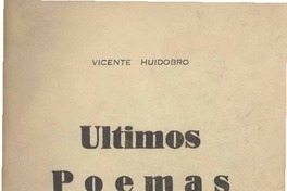Ultimos poemas
