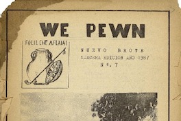 We pewn = nuevo brote Organización de Mapuche residentes en Santiago.