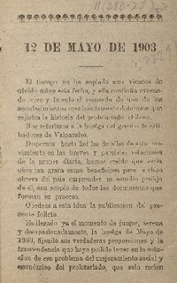 12 de mayo de 1903.