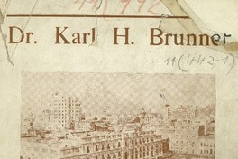 Santiago de Chile : su estado actual y futura formación Karl Brunner.