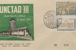 [Sobres para cartas emitidas por el Conferencia UNCTAD III] [estampas].