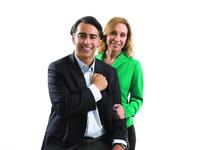 [Fotografía oficial de Marco Enríquez-Ominami junto con Karen Doggenweiler]