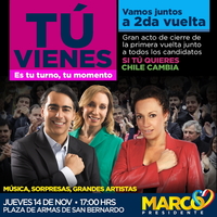 Tú vienes es tu turno, tu momento.