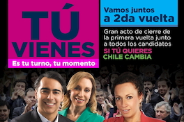 Tú vienes es tu turno, tu momento.