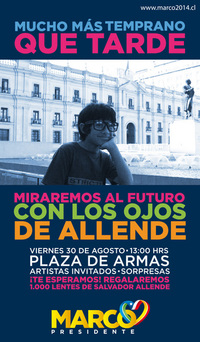 Mucho más temprano que tarde miraremos al futuro con los ojos de Allende